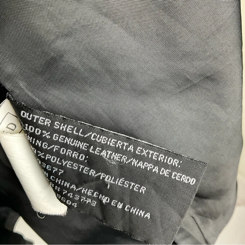 Worthington Vintage Black Leather Blazer - Picture 6 of 8